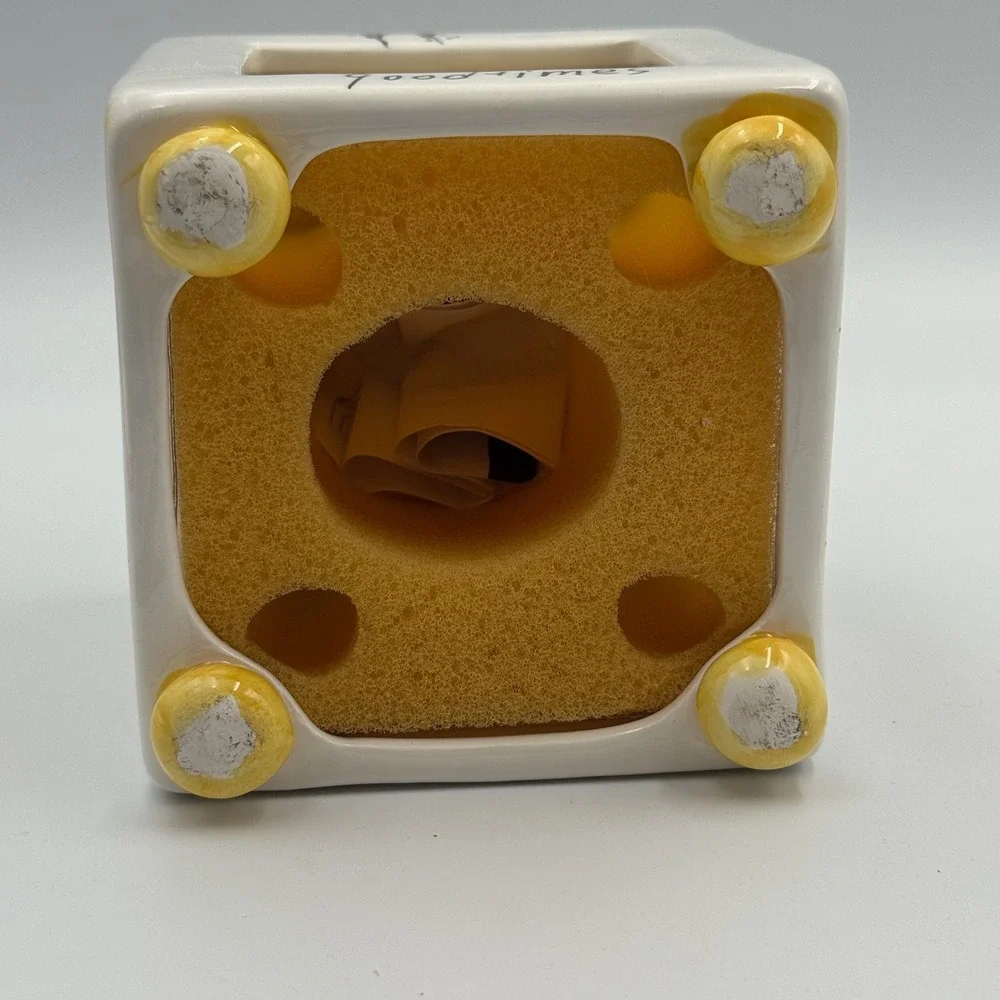 Whimsical Ceramic Cube 4-Way Photo Frame Family‎ Friends Pets Good Times White